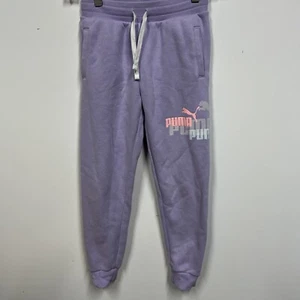 Puma Youth Girls Joggers Purple Small 7-8 - Picture 1 of 5