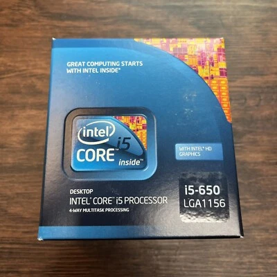 Intel Core i5-650 3.2GHz LGA1156 CPU With Cooler NOS - Image 1 of 4