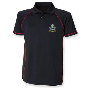OFFICIAL 17th/21st Queens Royal Lancers Embroidered Performance Polo - Picture 1 of 2