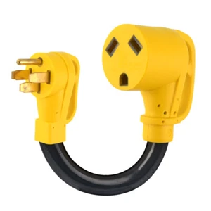 RV Adapter Cord Weatherproof Cord 14-50P to TT-30R for Camper Van Trailer - Picture 1 of 6