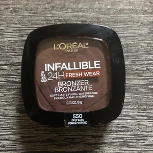 Bronzer L'Oréal Paris Infallible 24H Fresh Wear in polvere #550 Deep Dark Matte - Foto 1 di 8