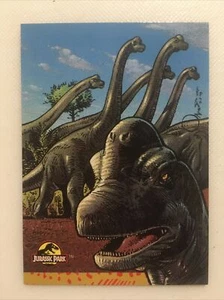 1992 Topps Jurassic Park Promo Card Walter Simonson’s Brachiosaurus #1 of 9 - Bild 1 von 6