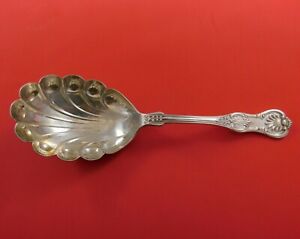 King by Dominick and Haff Sterling Silver Berry Spoon 9 1/8" Serving Antique