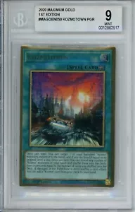Kozmotown Premium Gold Rare - MAGO-EN050 - Yu-Gi-Oh! Maximum Gold 1st Ed. BGS 9 - Picture 1 of 2