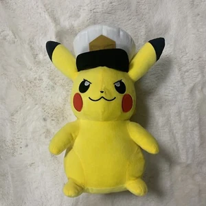 Giappone Pokémon Centro Pokémon Super Peluche Giocattolo Capitano Pikachu 14" - Foto 1 di 6
