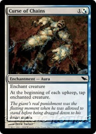 MTG - CURSE OF CHAINS - Shadowmoor (C) - Image 1 of 1