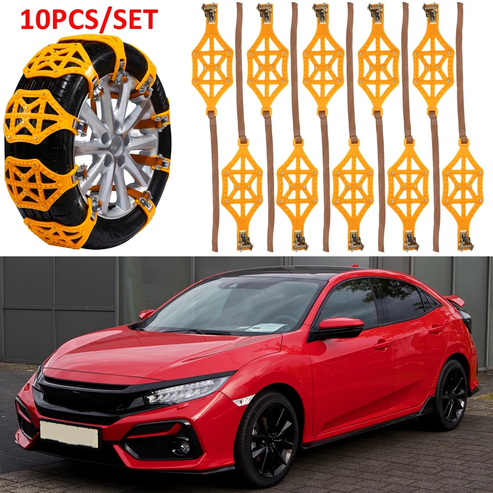 Для Honda Civic 10X автомобильное колесо толстая цепь противоскользящая аварийная грязь дождь - Изображение 1 из 4