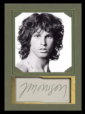 TARJETA AUTÓGRAFA EDICIÓN LIMITADA THE DOORS / JIM MORRISON / Foto 1 de 2