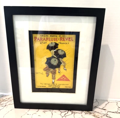 French Poster Shadowbox of Parapluie-Revel 12 x 10 - Image 1 of 2