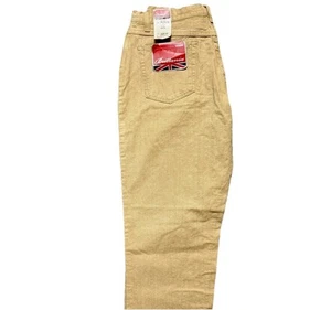 NWT Brittania Tan Straight Leg Jeans Womens size 14 petite Vintage - Picture 1 of 6