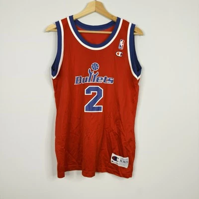 Vtg Chris Webber #2 Washington Bullets Champion Basketball Jersey Youth XL 18-20 - Image 1 of 4