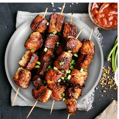  Teglie Da Forno Padelle in Acciaio Inox Teglia Per Pizza Rotonda - Immagine 1 di 4