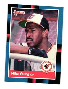 1988 Donruss #396c Mike Young Baltimore Orioles - Bild 1 von 2