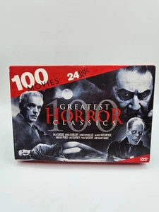 100 Greatest Horror Classics (DVD, 2012, 24-Disc Set) Scary Stuff! - Foto 1 di 17