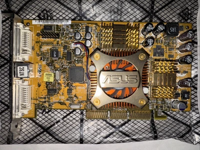 ASUS V9560 Video Suite 128MB Dual DVI + S-Video NTSC AGP Video Card - FREE SHIP - Image 1 of 2