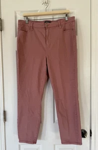 Buffalo David Bitton Havana tiro alto suave elástico tobillo ajustado talla 14/34 rosa - Imagen 1 de 16