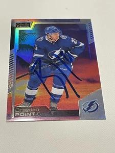 Brayden Point Signed Card OPC O-PEE-CHEE Sunset JSA COA IP Auto Go Lightning b - Picture 1 of 3