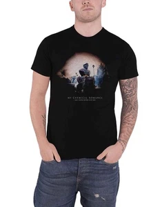 Camiseta My Chemical Romance May Death Cubierta Banda Logo Nueva Oficial Para Hombre Negra S - Imagen 1 de 4