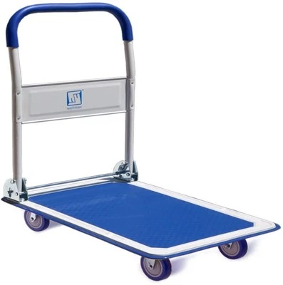 Push Cart Dolly by Wellmax, Moving Platform Hand Truck, Foldable for Easy...