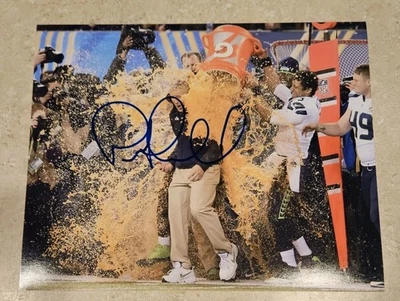 Pete Carroll Signed Autographed Seattle Seahawks 8x10 Photo Superbowl Proof - Image 1 of 3