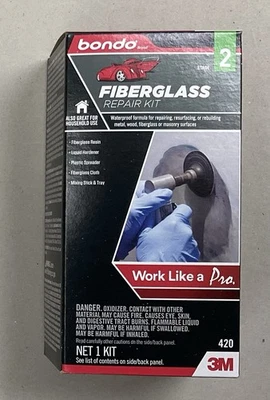 Kit de reparación y resina de fibra de vidrio Bondo 420, 0,45 pintas, 7,2 oz Foto 1 de 4