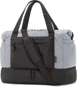 Gesteppte Reisetasche 33L Wochenend Reisetaschen für Damen Handgepäck - Bild 1 von 15