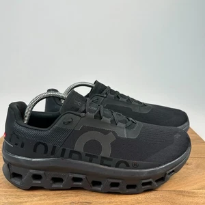 Herren On Cloudmonster Schwarz Athletisch Straße Fitness Laufen Turnschuhe Schuhe Größe 9,5 M - Bild 1 von 8