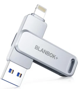 BLANBOK+ MFi Certified 256GB Photo Stick iPhone Flash Drive USB Mem.Stick (013) - Picture 1 of 6