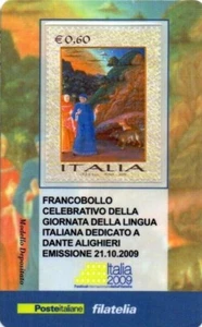 Repubblica - 2009 - € 0,60 - Dante - Tessera Filatelica - Imagen 1 de 1