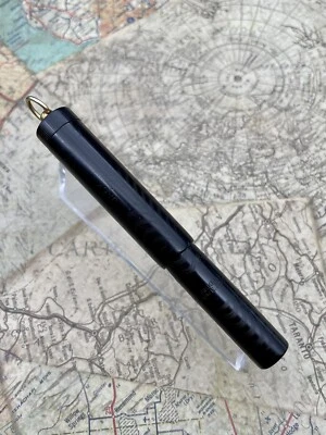 VINTAGE PARKER FOUNTAIN PEN 20-1/2 JACK KNIFE SAFETY BABY LUCKY CURVE 14K F FLEX - Image 1 of 4