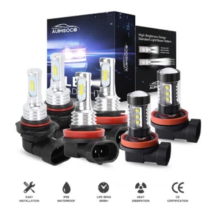 Faros antiniebla luces altas bajas LED para Nissan Rogue Select 2015 6000K - Imagen 1 de 14