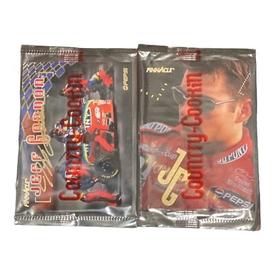 2- 1997 Pinnacle PEPSI Jeff Gordon Cards #1 & #2 Sealed New - Image 1 of 4