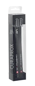 Curaprox BLACK IS WHITE Toothbrushes Duopack - New - Shipping Worldwide - Picture 1 of 7