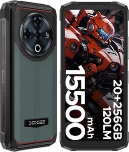 DOOGEE Fire 6 Power móvil exterior sin contrato, 20GB+256GB Android 14 15500mAh - Imagen 1 de 8