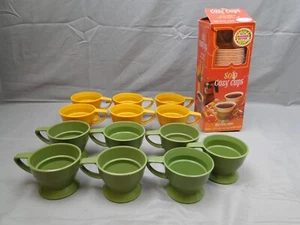 Solo Cozy Cups Nachfüllpackung und Halter grün und gelb - Bild 1 von 11