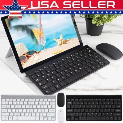 2.4G Wireless Keyboard and Mouse Combo Set Computer Desktop PC Laptop Cordless - Image 1 of 4