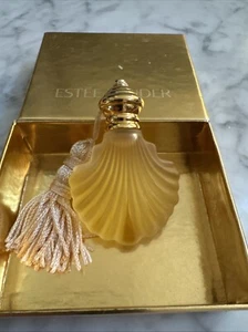 Estee Lauder WHITE LINEN Shell Flacon Bottle PERFUME .25 oz Discontinued VTG - Picture 1 of 4