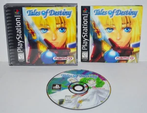 Tales of Destiny (Sony PlayStation 1 1998) PS1 PSOne PSX 2 3 CIB Reg Black Label - Picture 1 of 10