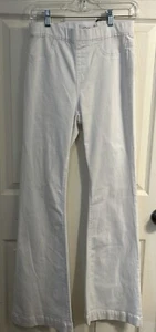 NWT!! Jelly Jeans High Rise White Pull On Flare Pants Size S - Picture 1 of 7