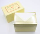 Crown Mill Box 50 Luxury Blank A6 Writing Cards With Lined C6 Envelopes CREAM