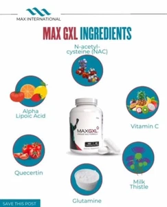 MAXGXL ORIGINAL PRODUCTS by MAX INTERNATIONAL -180CAPS EXP:08/2025 CELLGEVITY - Picture 1 of 8
