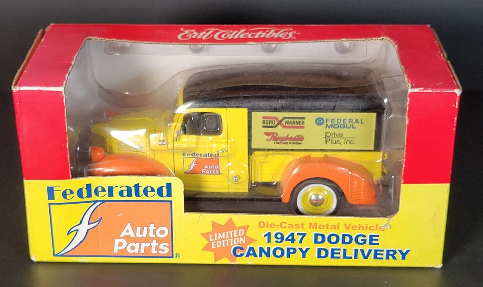 Ertl 1947 Dodge Canopy Entrega Ferederated Auto Parts Banco 1/25 Foto 1 de 1
