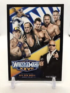 2012 Topps WWE WrestleMania XXVII World Class Events - The Rock - Picture 1 of 2
