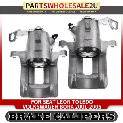 2x Pinzas de freno traseras izquierda y derecha para VW Volkswagen Jetta 1999-2000 1J0615424A Foto 1 de 4