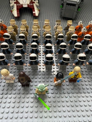 1X Lego Rebel Minifigure Lot Rebel Troopers Lego Hoth Rebel Minifig Endor Rebel - Image 1 of 4