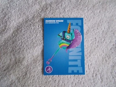 Panini: Fortnite 2021 "RAINBOW SMASH / RIFT EDGE" #H64 Trading card S 3 - Image 1 of 2