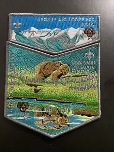 Montana Council Apoxky Aio Lodge 300 NOAC 2022 Delegate Flap and Bottom - Picture 1 of 4