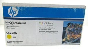 HP LASERJET CE262A 648A YELLOW CP4025 CP4525 PRINT CARTRIDGE OEM New - Afbeelding 1 van 3