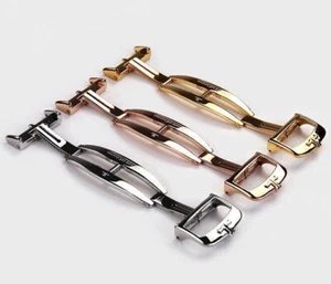 18 mm Faltschließe Edelstahl Butterfly Verschluss für JLC Uhrenarmband Armband - Bild 1 von 1