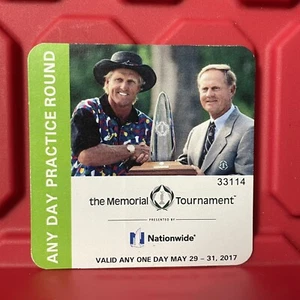 The Memorial Golf Tournament Any Day Practice Round Entrance Pass May 2017 - Picture 1 of 2